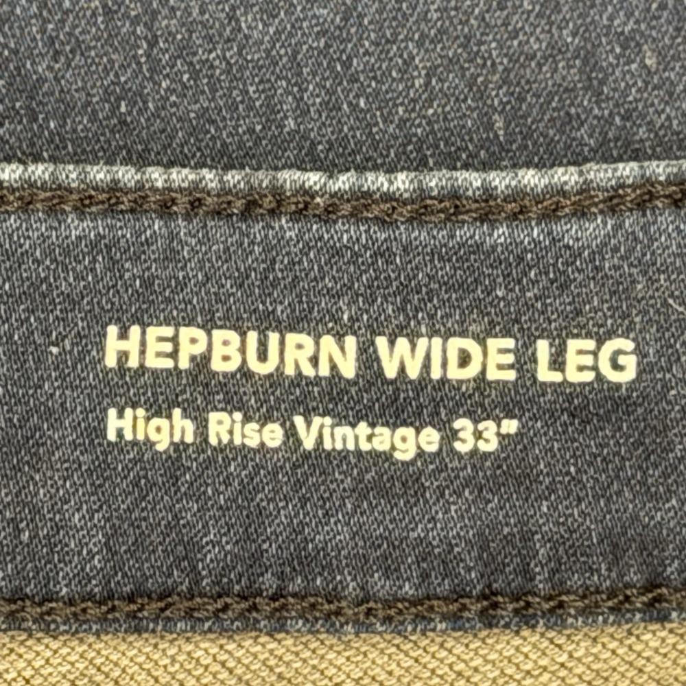 DL1961 Women's Size 27 Hepburn Wide Leg Y2K Style High Rise Vintage Denim Jeans - Picture 10 of 11